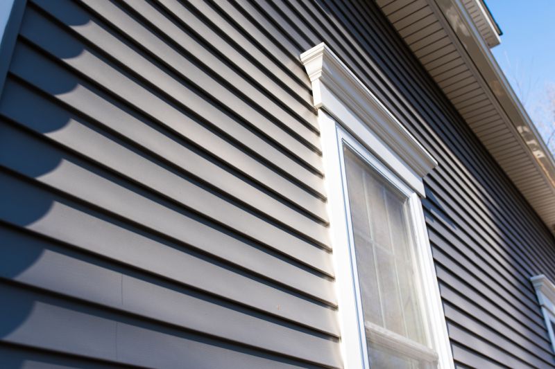 Close-up of Vinyl Siding Locking System